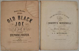 Two Afro-American Subject Sheet Music