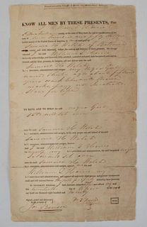 Slave Document, Bill Of Sale