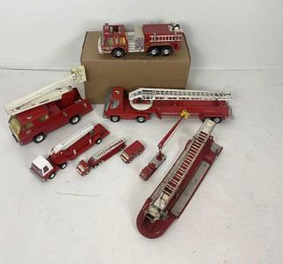 Lot Vintage Toy Trucks