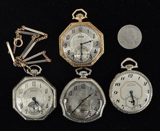 Group Four 1920's Pocketwatches