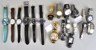 Large Lot Contemporary Wristwatches