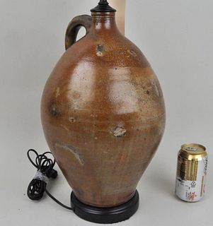 Stoneware "Charlestown" Jug, As Lamp