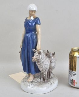 Bing & Grondahl Porcelain Shepherdess Figure
