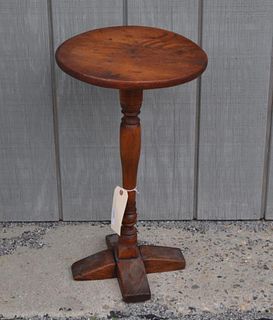 Early American Primitive "X" Base Candlestand