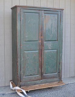 Country/Primitive  American Wall Cupboard