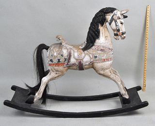 Carved  & Polychromed Wood Carousel Horse