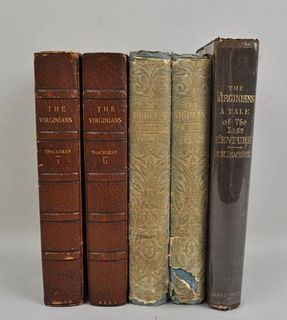 W. M. Thackeray, The Virginians,1st Bound Editions