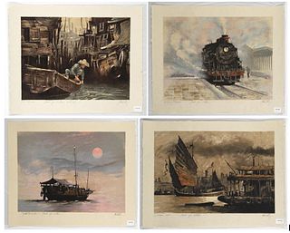 John Kelly, Four Lithographs from the China Suite