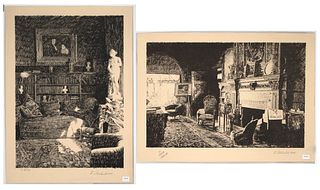 Roland DesCombes, Two Lithographs