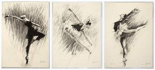 Aldo Luongo, Three Lithographs from the Ballerina Suite