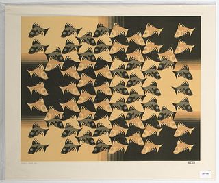M. C. Escher, Untitled (Fish)