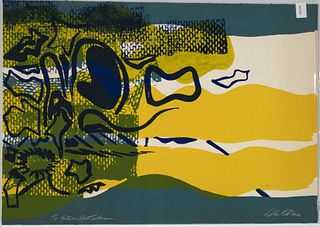 Lila Pell Katzen, Untitled (Yellow Waves)