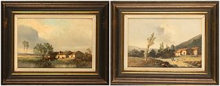 Unknown, Pair of European Landscapes