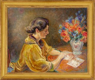 Walter Tittle, Artist's Wife Writing