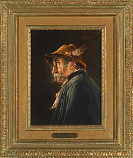Franz Wolfle, Portrait of an Old Man