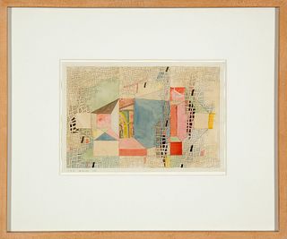 Lucy Mitchell, Maps and Shapes (Triptych), 1980-81