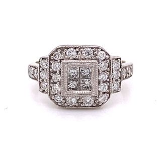 14k Diamond Engagements Ring