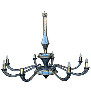 1980's Murano Glass Chandelier by Donghia, 55 inch Dia