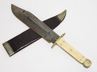 Wostenholm Bowie Knife and Sheath