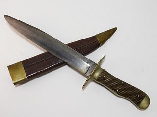 Rodgers & Sons Bowie Knife and Sheath