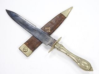 Manson Bowie Knife and Sheath