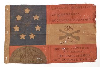 38th Alabama Confederate Reunion Flag