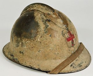 WWI Adrian-style Italian Combat Medic Helmet