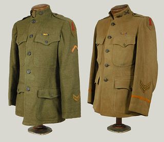 Two U.S. WWI 1st Division Tunics