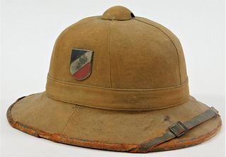 WWII German Tropical Pith Helmet