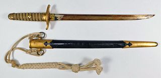 Japanese Naval dirk and Scabbard