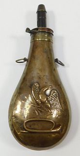 Dingee Bugle Eagle Powder Flask