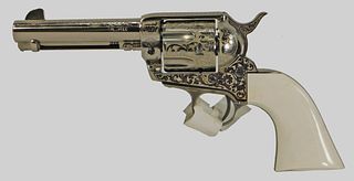 Pietta 1873 engraved "Outlaw Gang" Revolver