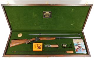 Cased Lyman Centennial Rifle and Accessories