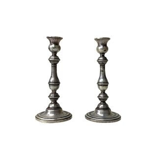 (2) Sterling Silver Weighted Candle Sticks