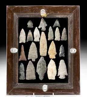 19 Native American Stone Projectile Points