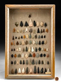 92 Native American Archaic Stone Projectile Points