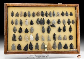 61 Native American Virginian Stone Projectile Points