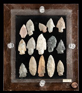 15 Native American Kentucky Stone Projectile Points