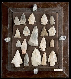 19 Native American Stone Projectile Points