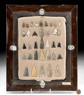 35 Native American Stone Projectile Points