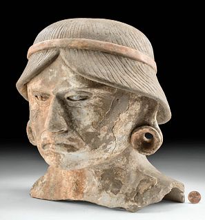 Veracruz Pottery Head of Dignitary TL'd, ex-Sotheby's