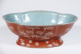 19TH C. JAPANESE FOOTED BOWL