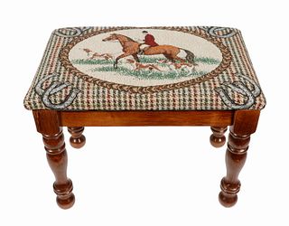 EQUINE THEMED FOOTREST