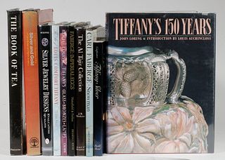 (10) BOOKS ON ANTIQUE OBJETS VERTUE, INC TIFFANY & FABERGE