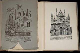 (18 OF 23 VOLS, INCOMPLETE) CATHEDRAL ART & ARCHITECTURE BY ALLEN