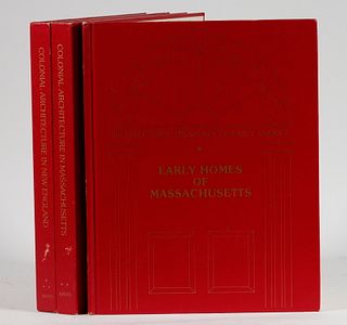 (3 VOLS) "ARCHITECTURAL TREASURES OF EARLY AMERICA"