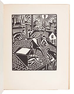 [MASEREEL, Frans (1889-1972)]. A group of 4 works by Masereel, comprising: