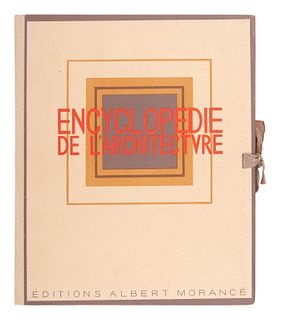 [ARCHITECTURE]. Encyclopedie de L'Architecture. Constructions Modernes. Paris: Editions Albert Morance, [1928-1939].