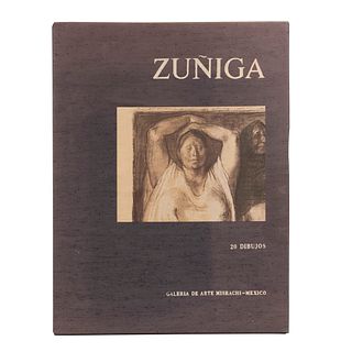 FRANCISCO ZUÑIGA Carpeta con 20 reproducciones facsimilares De Neuvillate y Ortiz, Alfonso (introducción).