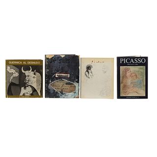 LIBROS SOBRE PABLO PICASSO.  a) Gimcher, Arnold. Je Suis Le Cahier. The Sketchbooks of Picasso. b) Oriol Anguera, A. Guernica. Pzas: 4.